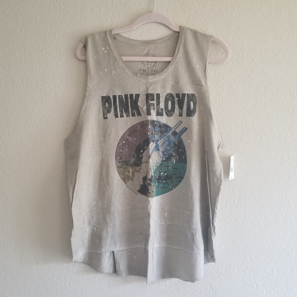 Recycled Karma Pink Floyd tank top NWT size L